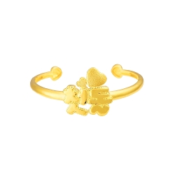 순금 하트첫돌 돌팔찌 7.5g